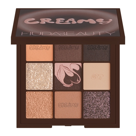Huda Beauty creamy obsessions eyeshadow palette NEUTRAL BROWN