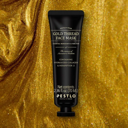 PESTLO Gold Thread Face Mask