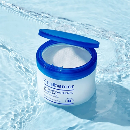 real barrier Extreme Panthenol Toner Pad