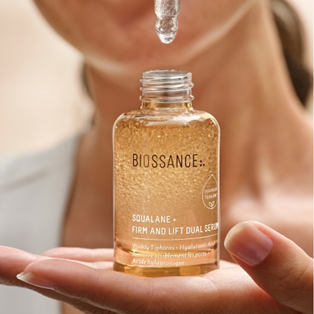 Biossance Squalane & Firm and Lift Dual Serum