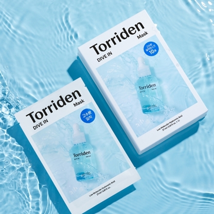 Torriden DIVE-IN Low Molecule Hyaluronic Acid Mask Set