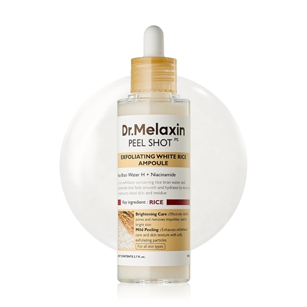 Dr.Melaxin Peel Shot Exfoliating White Rice Ampoule
